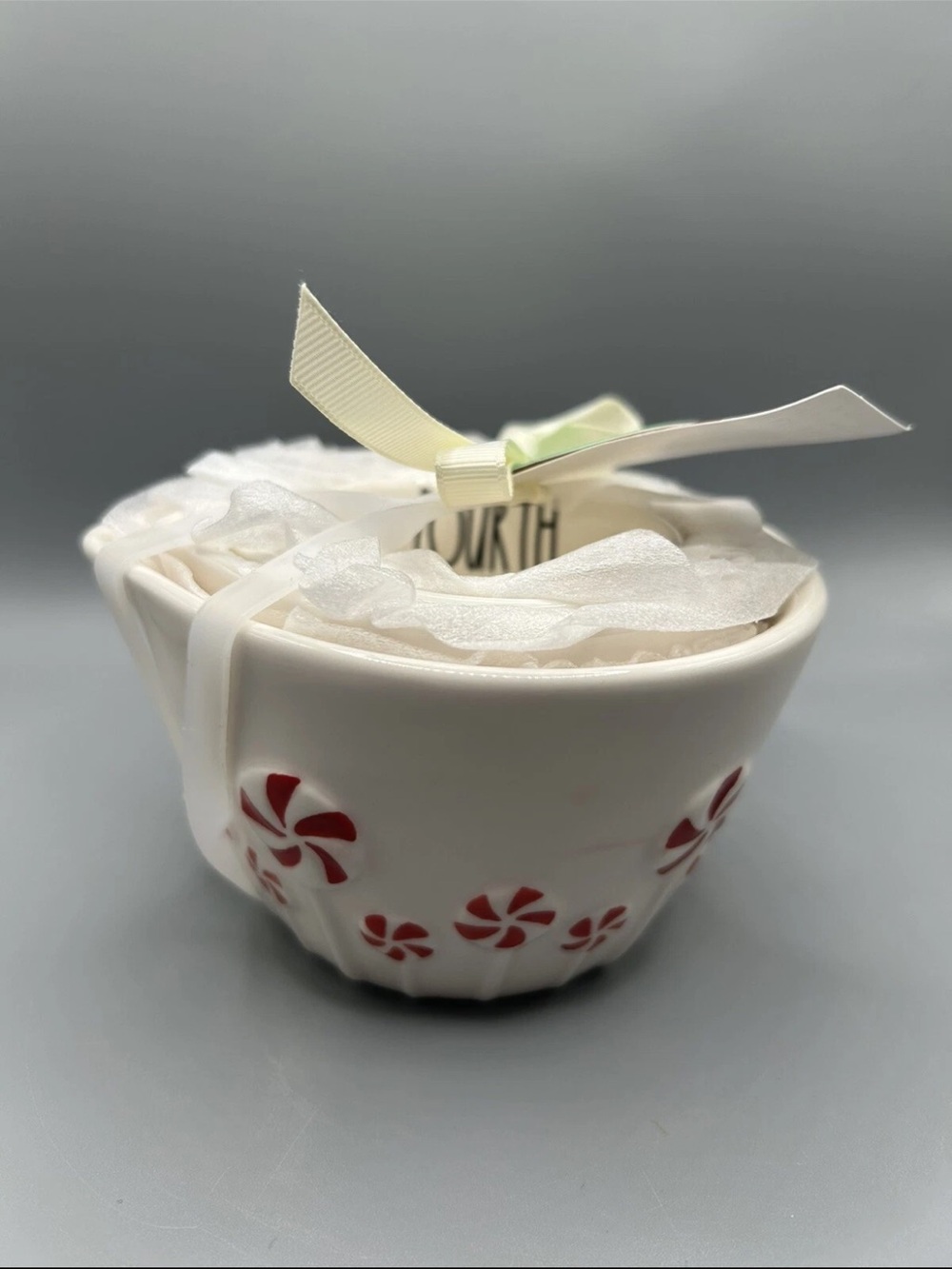 Rae Dunn peppermint measuring cups